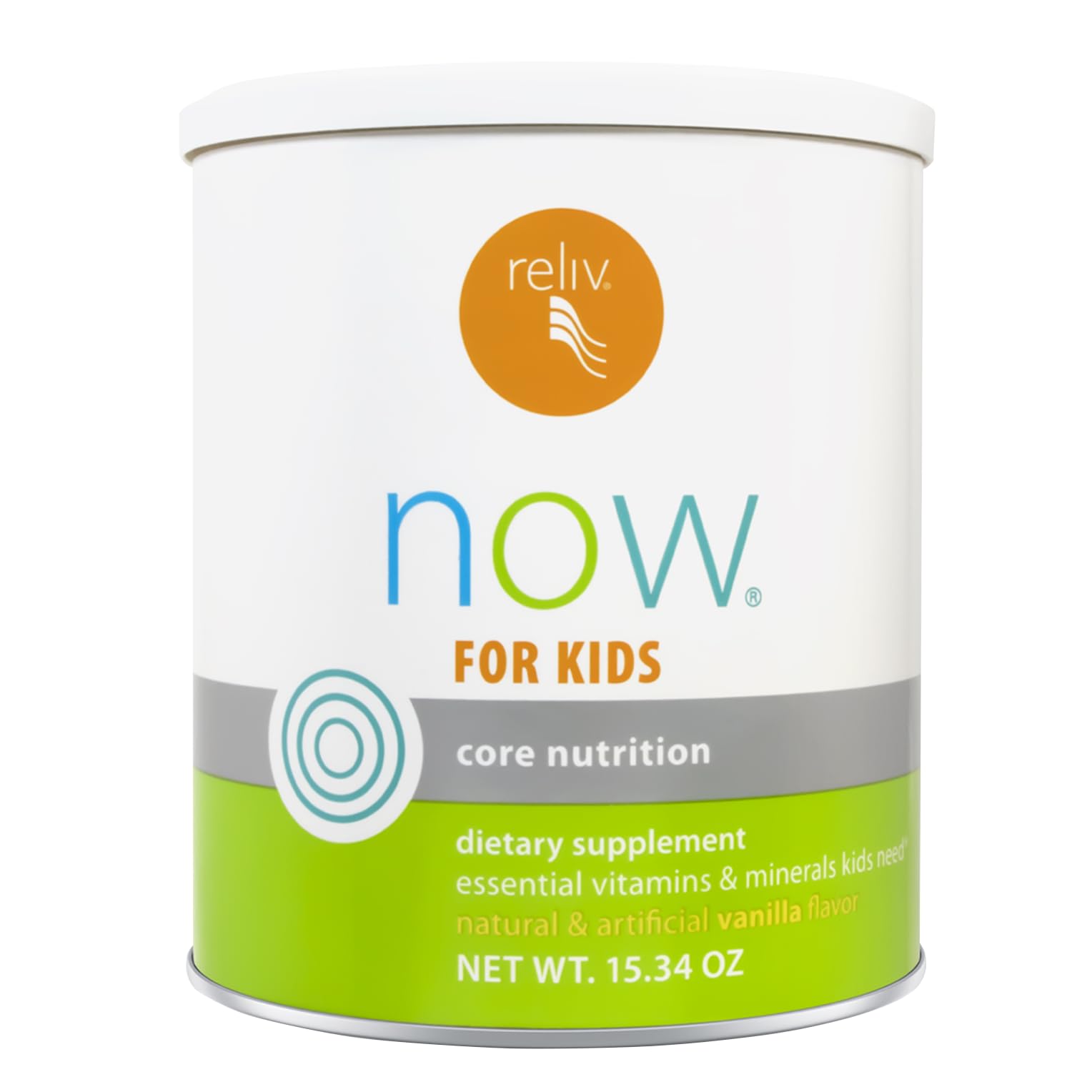 RELIV Now for Kids Vanilla Nutritional Shake Powder 15.34 oz