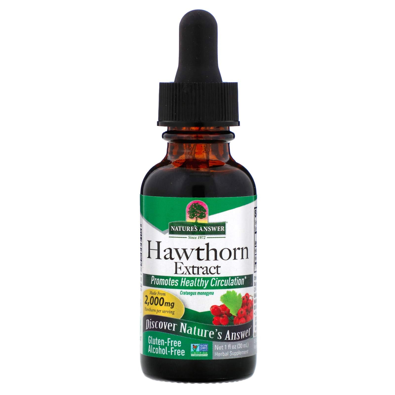 Nature's Answer Afs Hawthorn Berry Capsules 1 Count