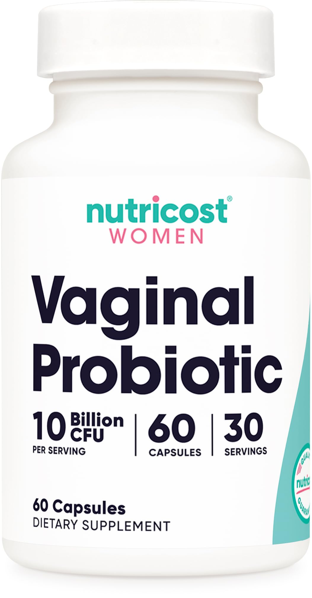Nutricost Vaginal Probiotic for Women (10 Billion CFU) 60 Capsules