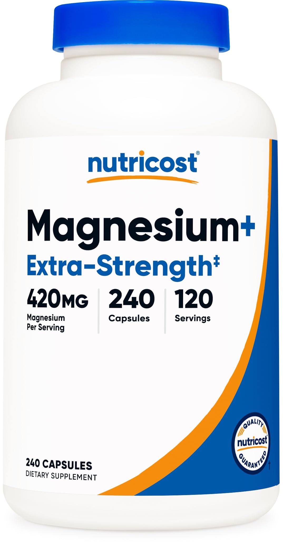 Nutricost Magnesium+ Extra Strength 420mg, 240 Capsules