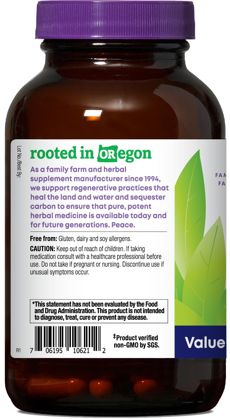 Oregon's Wild Harvest Nettle Quercetin Capsules 120 Count