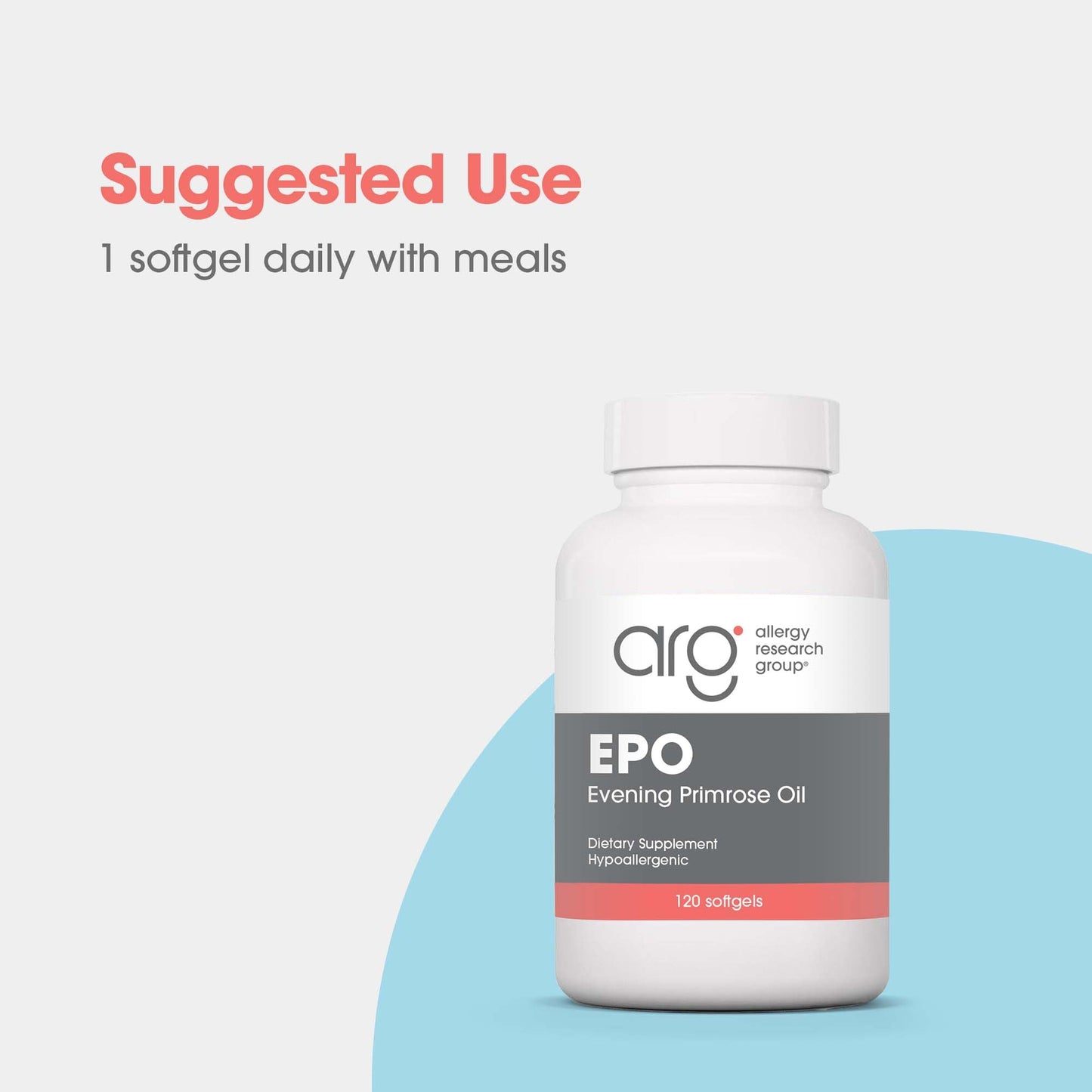 Allergy Research Group Evening Primrose Oil Softgels 120