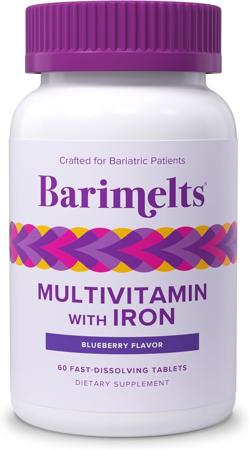 BariMelts Bariatric Multivitamin with Iron Tablet, 60 Tablets