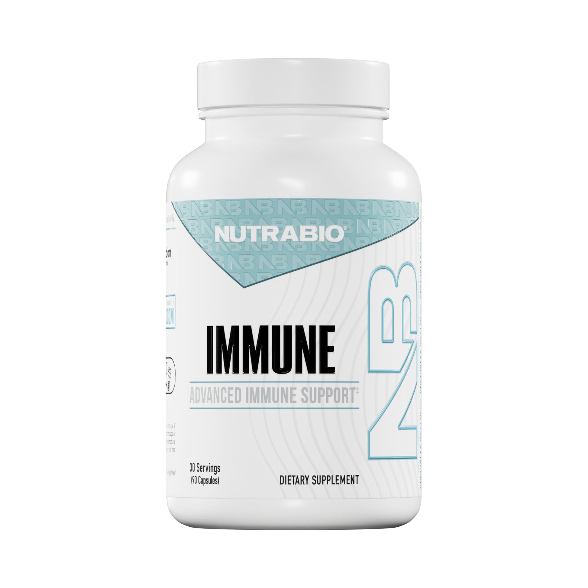 NutraBio Immune Support Supplement with EpiCor 90 Capsules