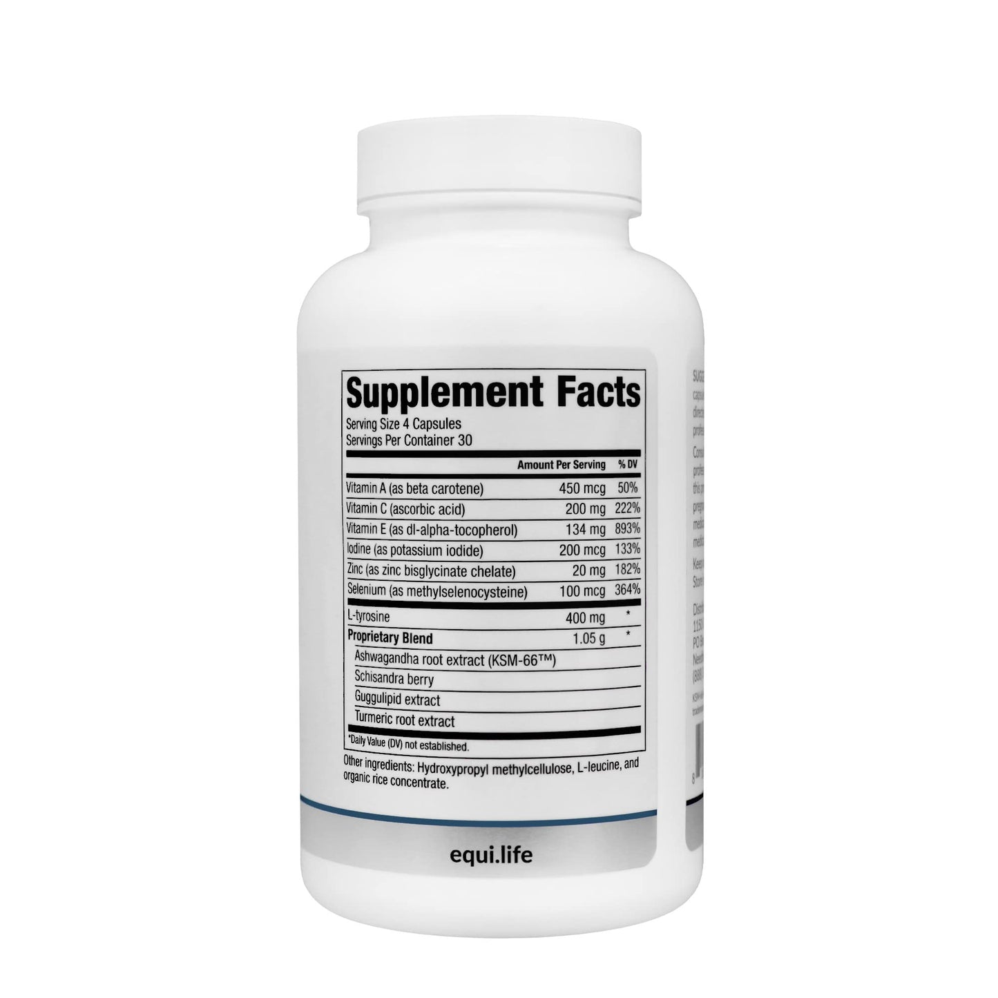 Equilife Daily Thyroid Support Capsule, 120 Capsules