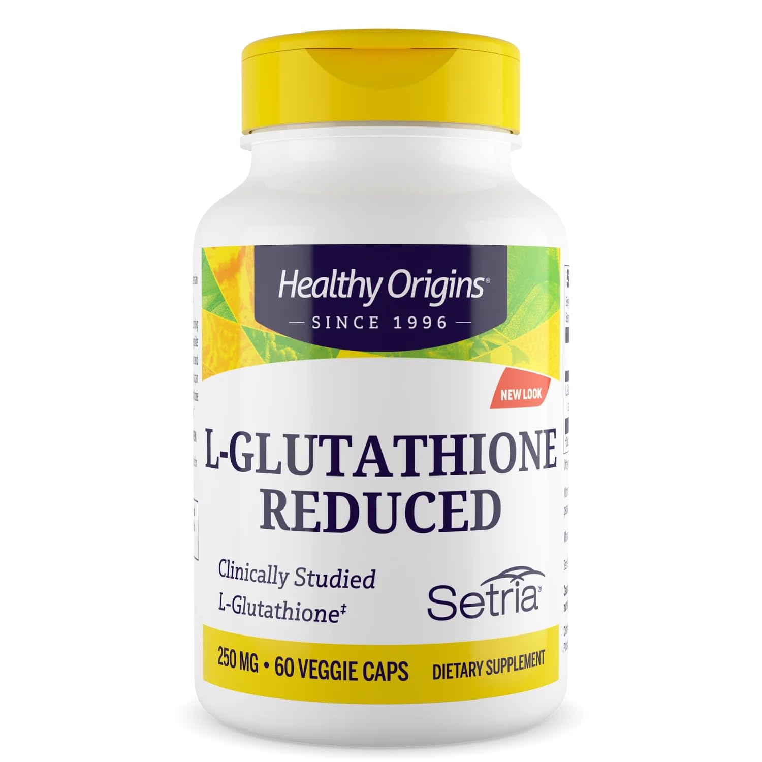 Healthy Origins Setria L-Glutathione 250 mg Capsules, 60 Count