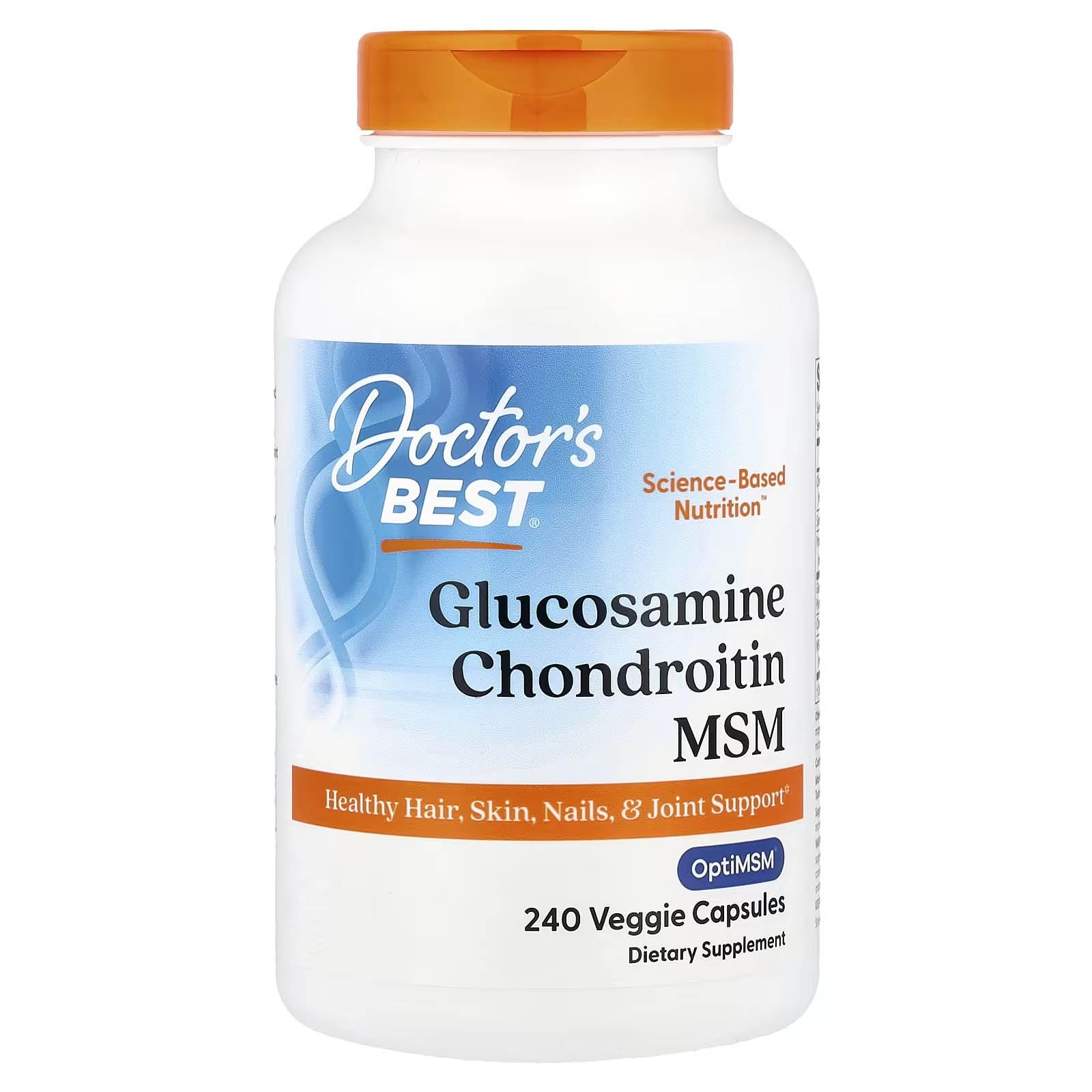 Doctor's BEST Glucosamine Chondroitin MSM Capsules, 240