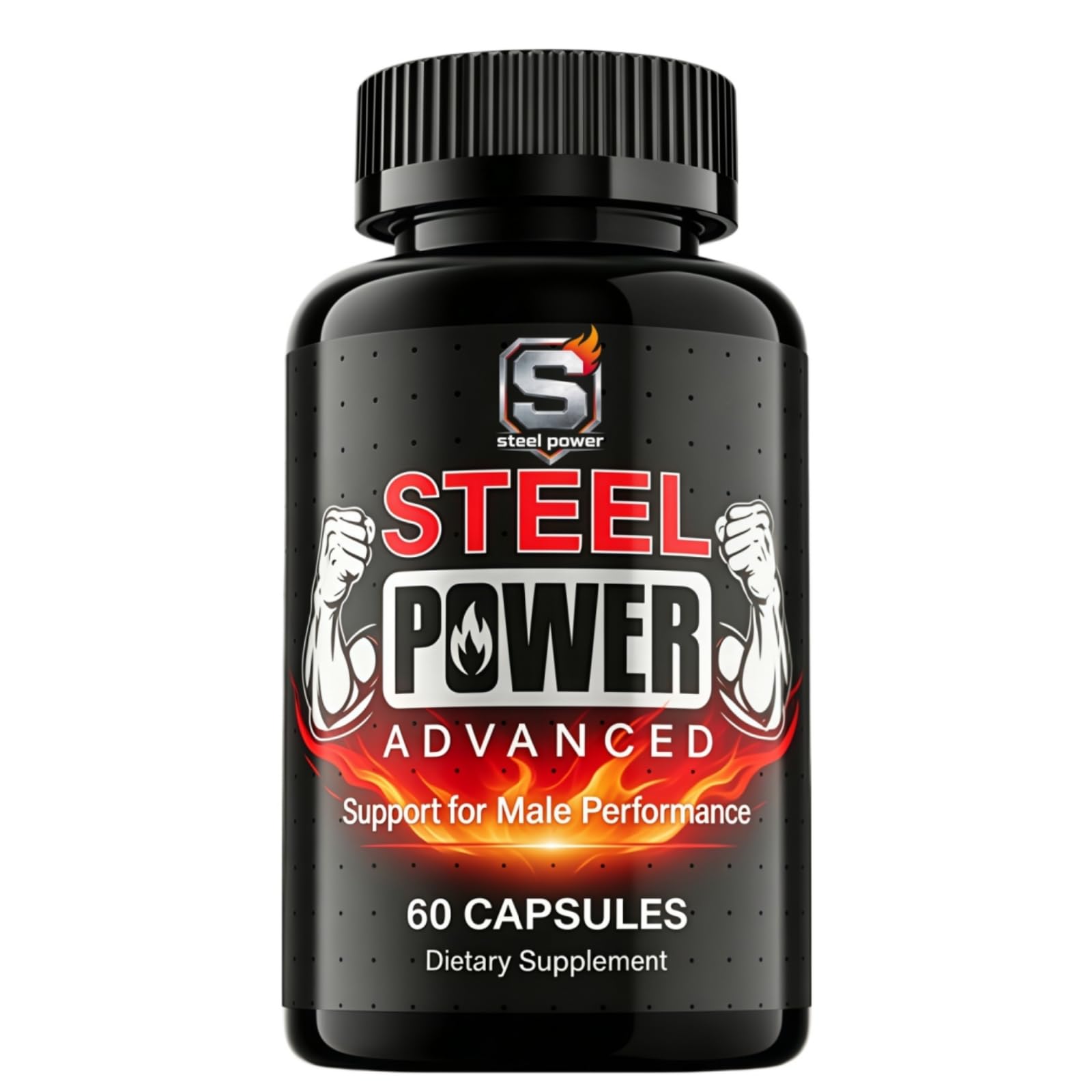 Hunjiry Steel Power for Men Capsules, 60 Count