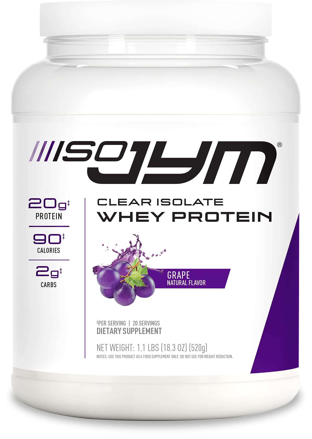 JYM Supplement Science ISO JYM Protein Powder, 2 Containers