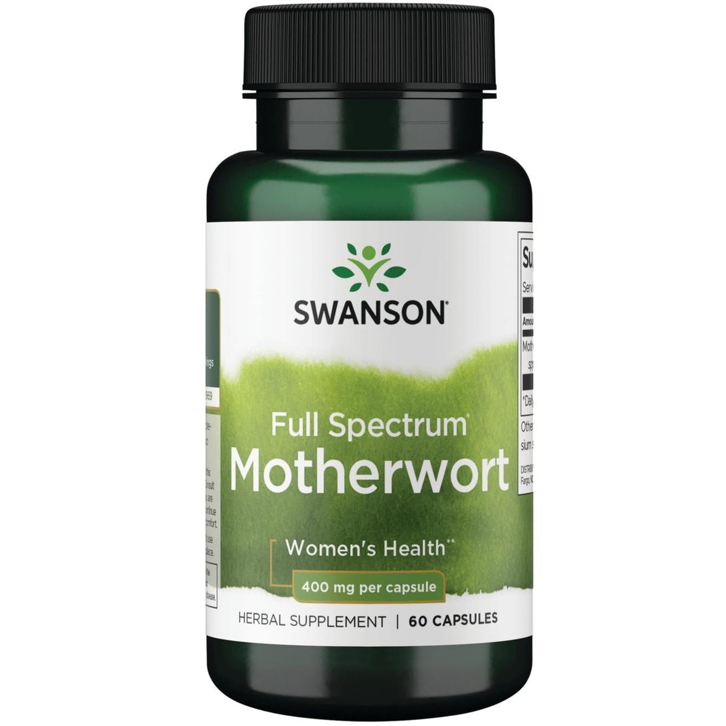 Swanson Motherwort Herbal Supplement Capsules, 60 Count