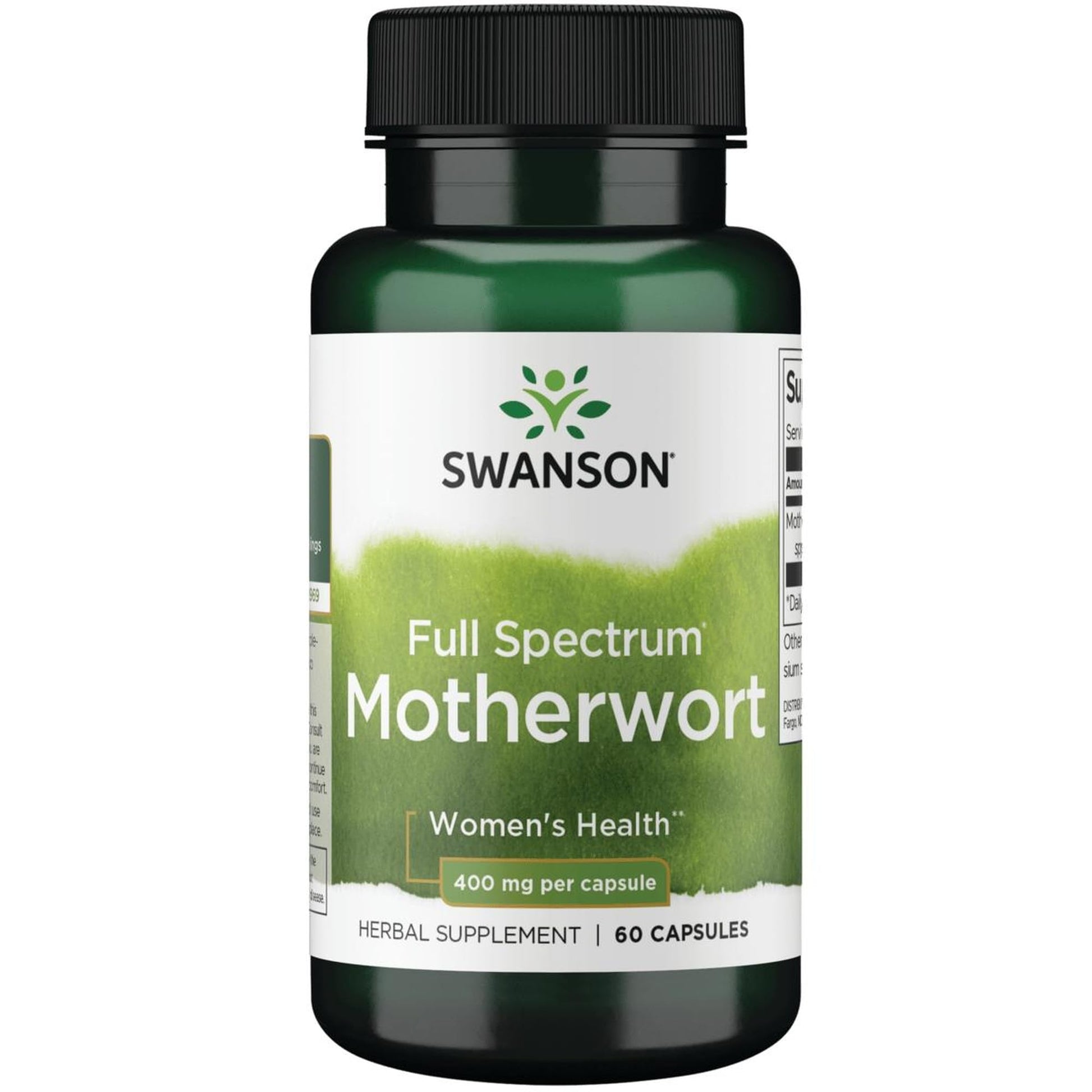Swanson Motherwort Herbal Supplement Capsules, 60 Count