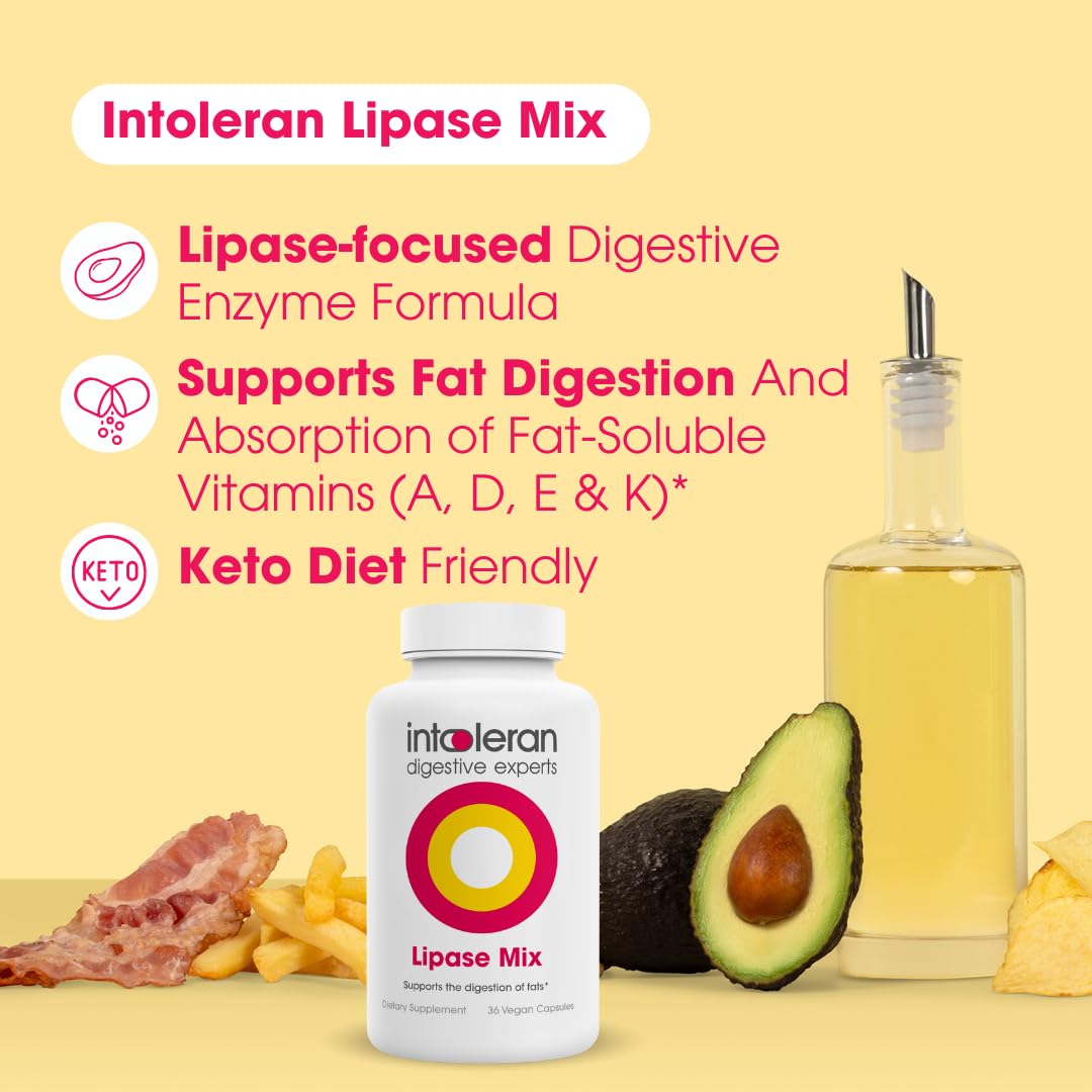Intoleran Lipase Mix Capsules 36
