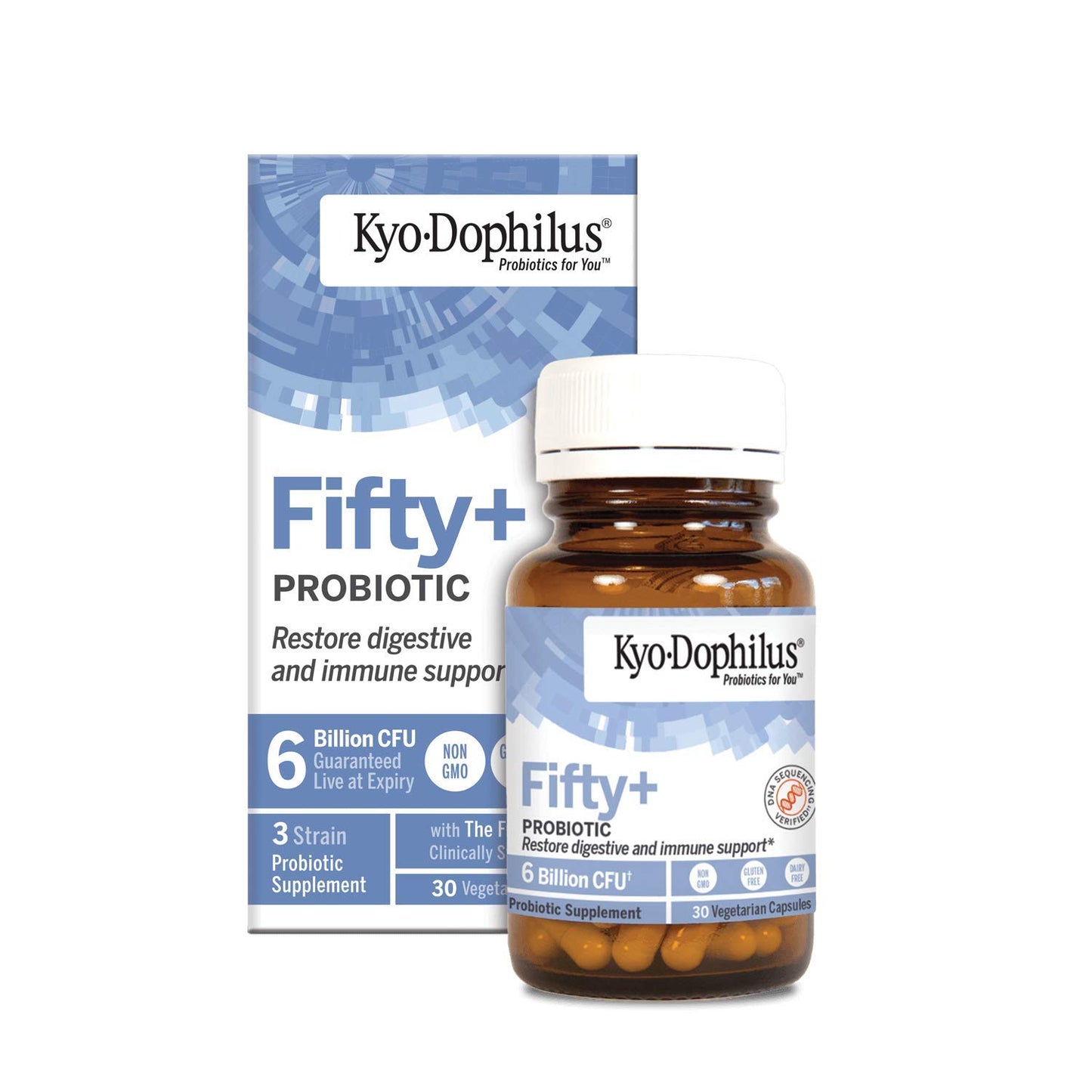 Kyo-Dophilus Fifty+ Probiotic Capsule, 30 Count