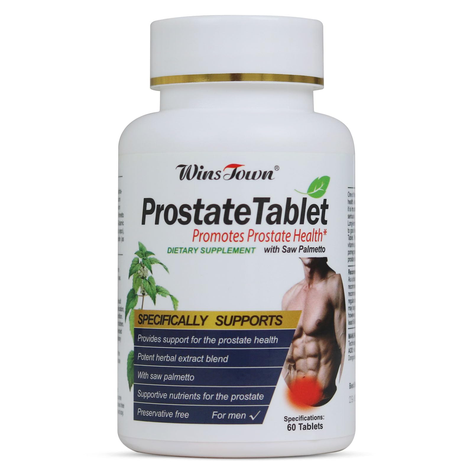 Wins Town Prostate Health, 60 Tablets