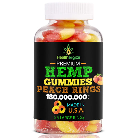Healthergize Hemp Gummies Tablet 25 Count