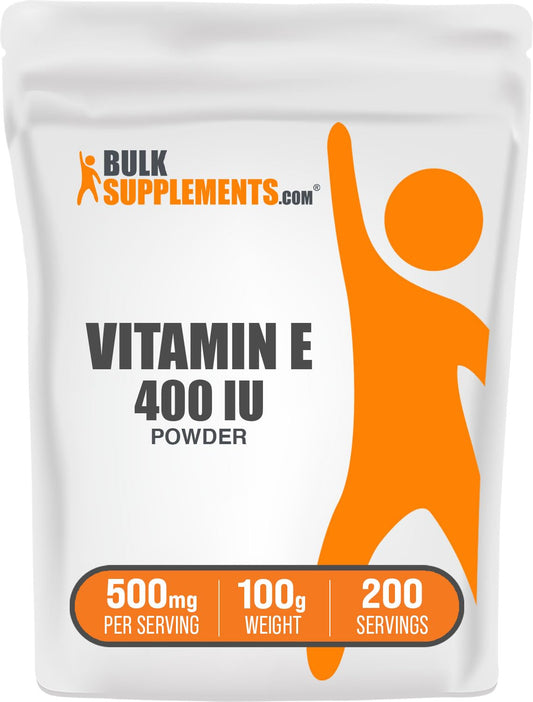 BulkSupplements Vitamin E 400 IU Powder (D-Alpha Tocopherol), 3.5 oz