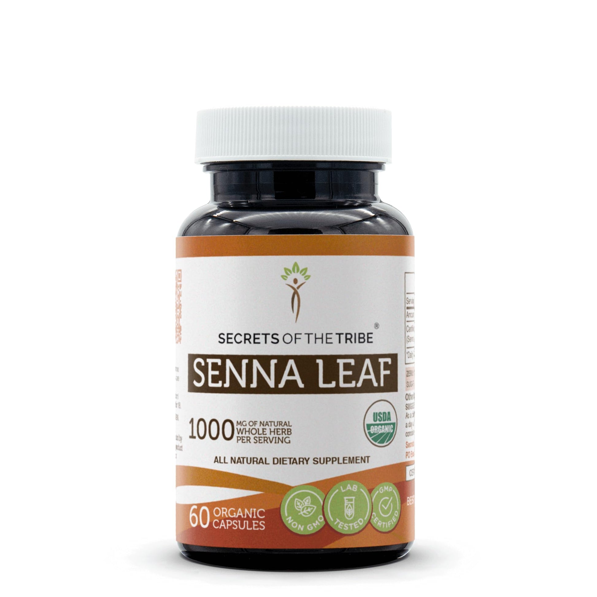 Secrets of the Tribe Senna Leaf Capsule, 60 Capsules
