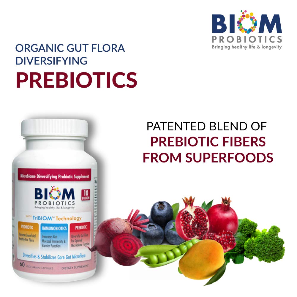 Biom Probiotics 3-in-1 Formula Capsule, 60 Count, 10 Billion CFU