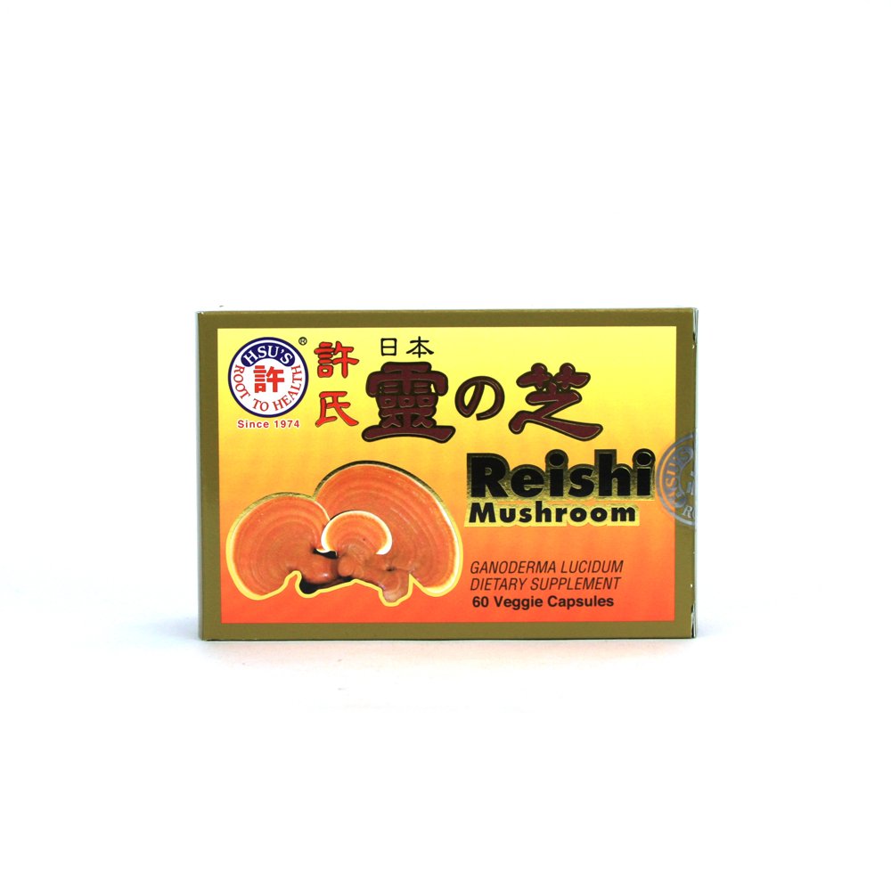 Hsu's Japanese Reishi Mushroom Capsules, 1 Count