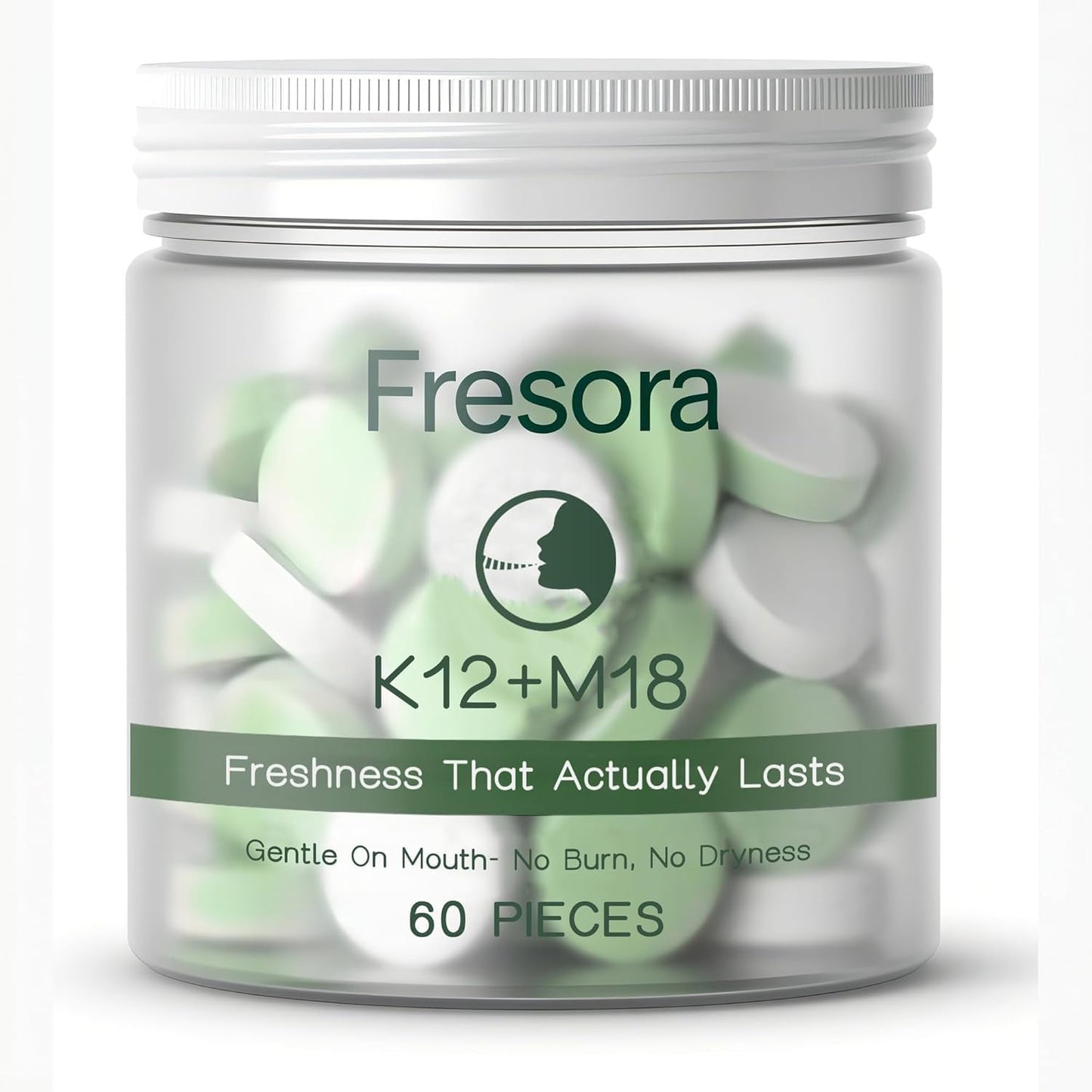 FRESORA Oral Probiotics with K12 & M18 Tablet, 60 Count