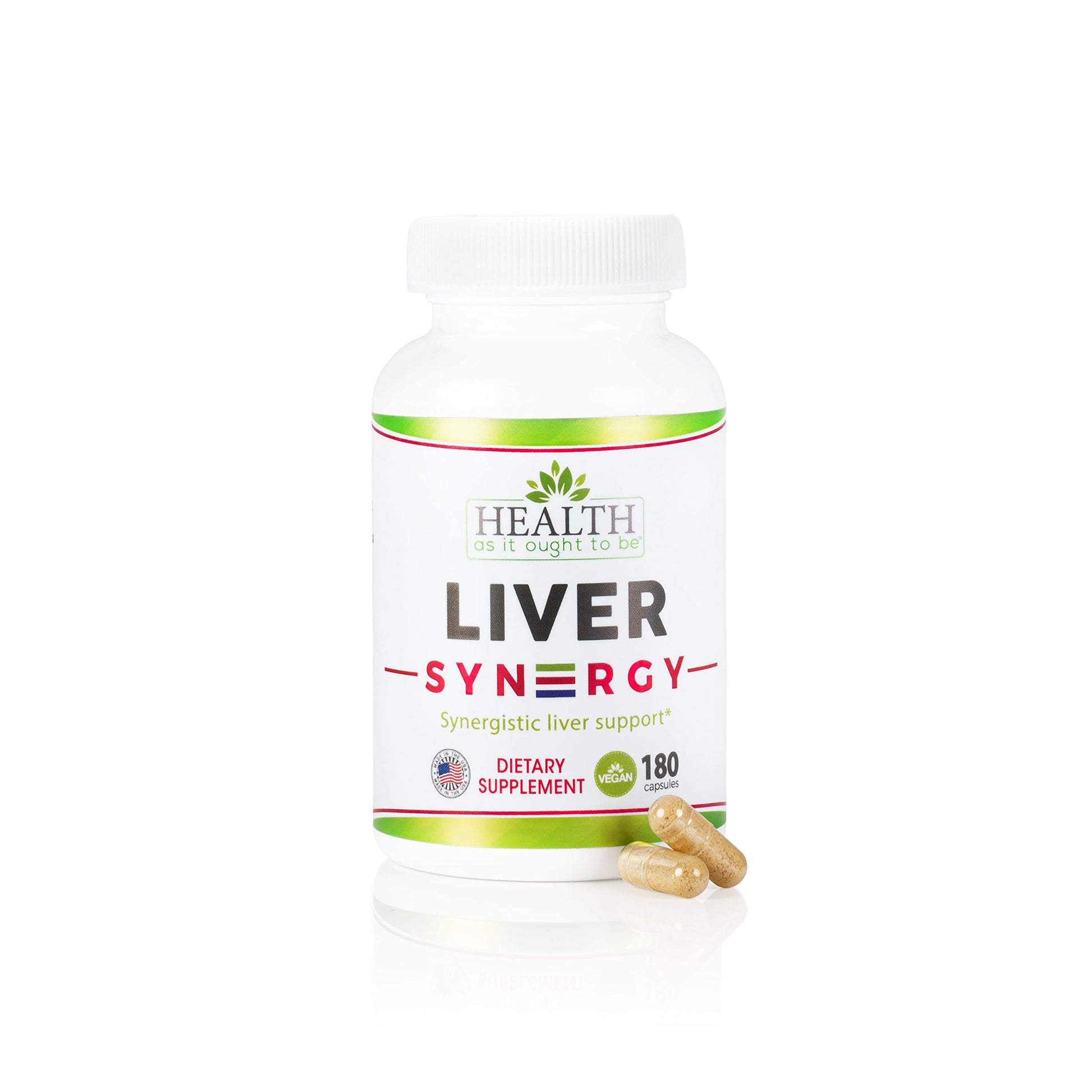 Health As It Ought To Be Liver Syn3rgy Supplement Capsules 180 Count