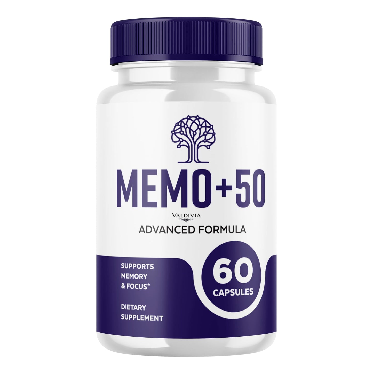 Valdivia Memo+50 Capsules 60 Count