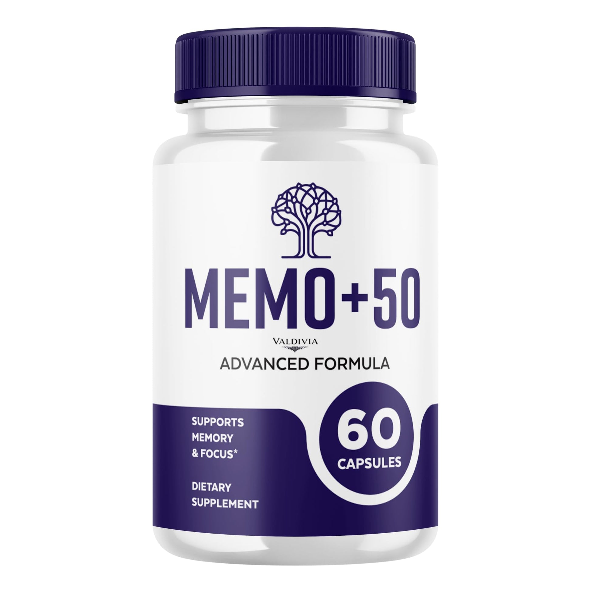 Valdivia Memo+50 Capsules 60 Count