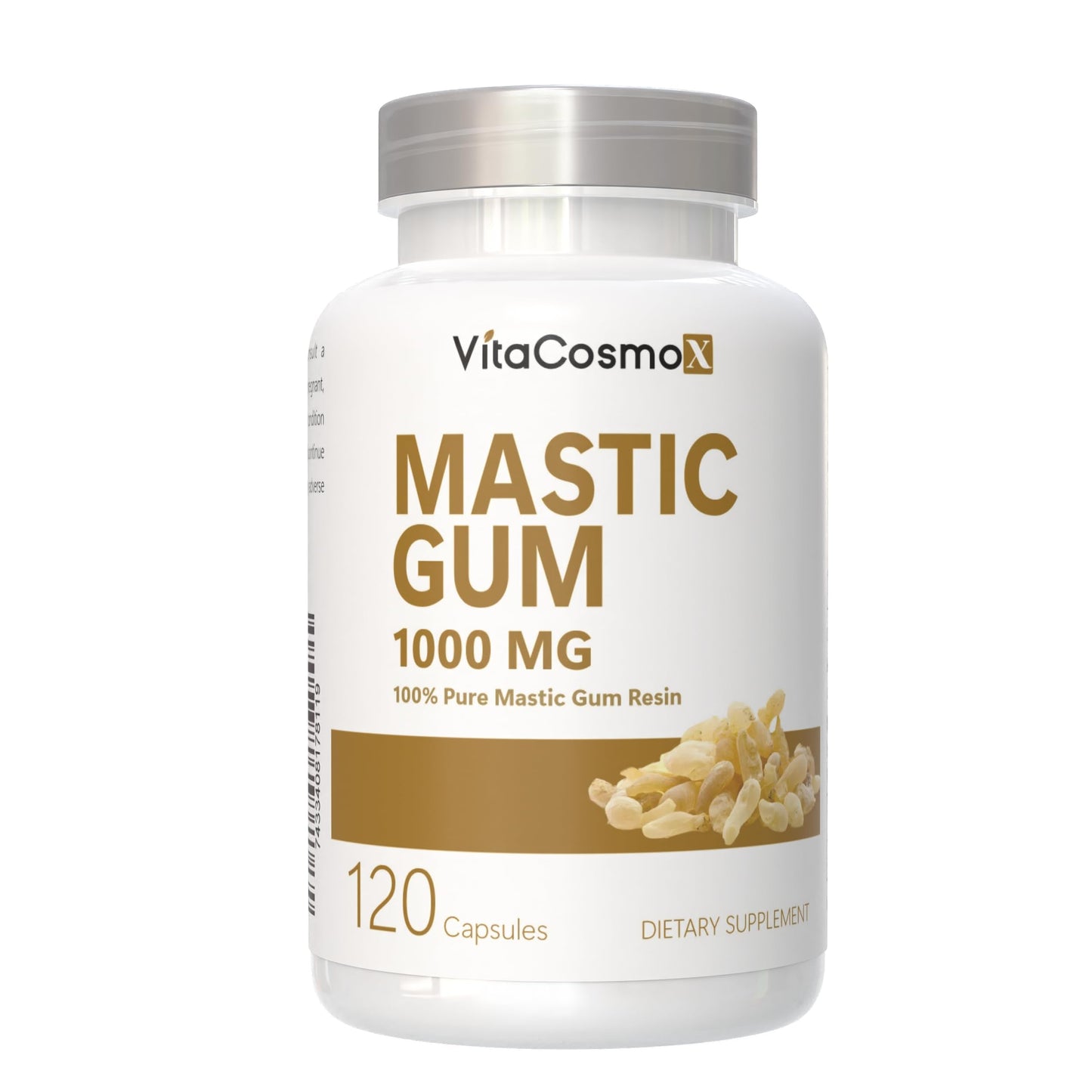 VitaCosmoX Mastic Gum Capsules 1000 mg, 120 Capsules