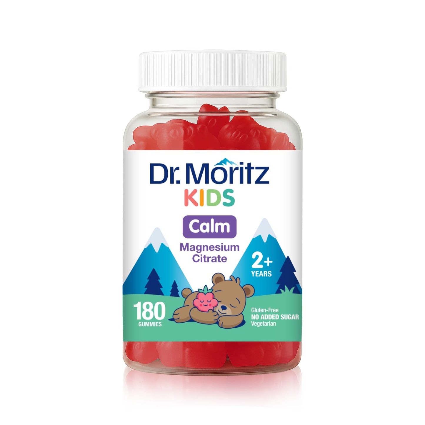 DR. MORITZ Calm Kids Magnesium Gummies, No Sugar Magnesium Kids Supplement, 180 Count
