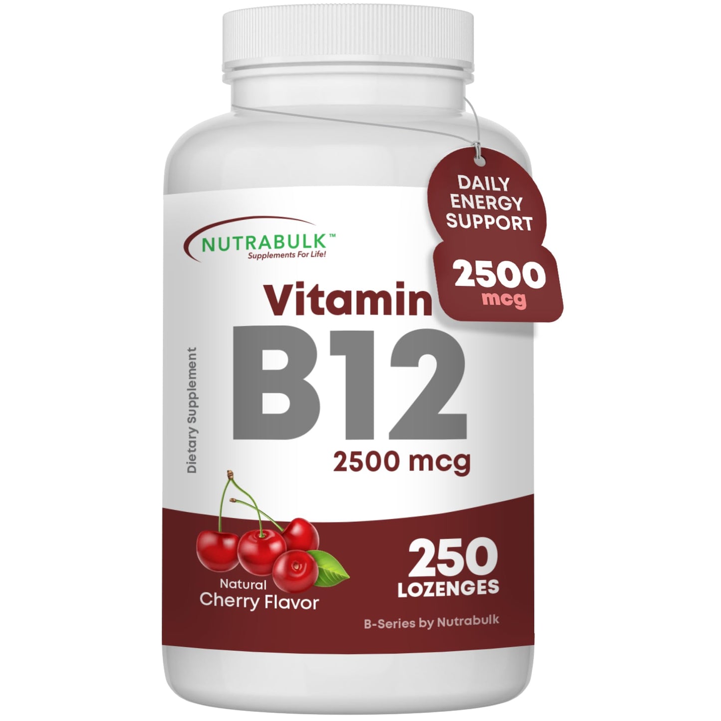 NutraBulk Vitamin B12 2500 mcg Capsule 1 Count