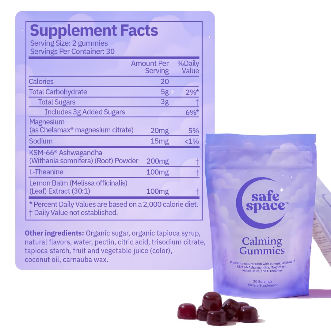 Safe Space Calming Gummies 60 Count