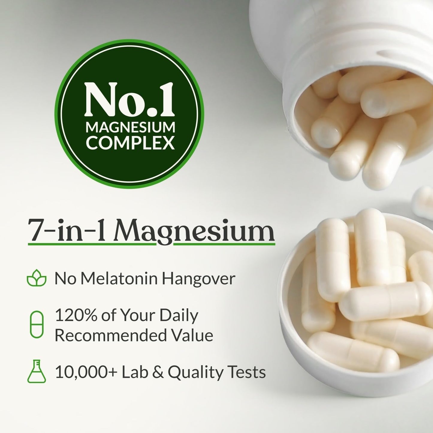 BIOptimizers Magnesium Breakthrough Capsule, 60 Count