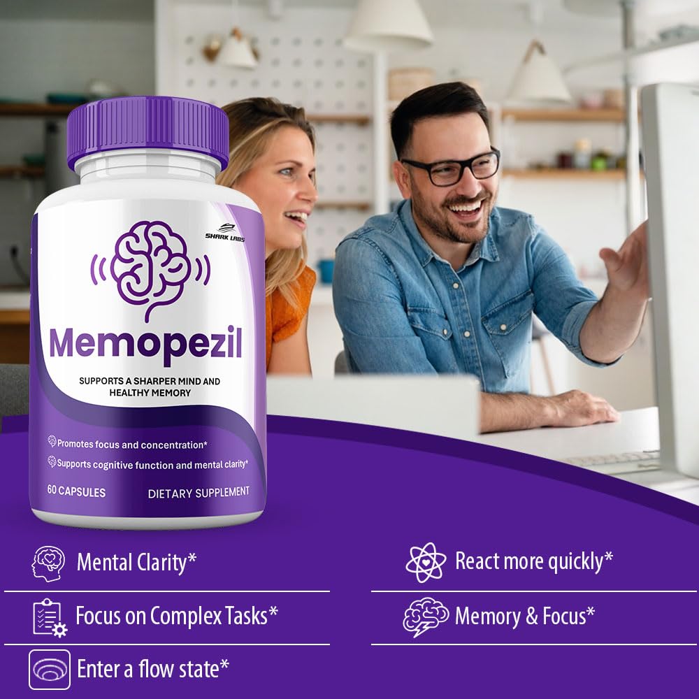 Shark Labs Memopezil Capsules 60 Count