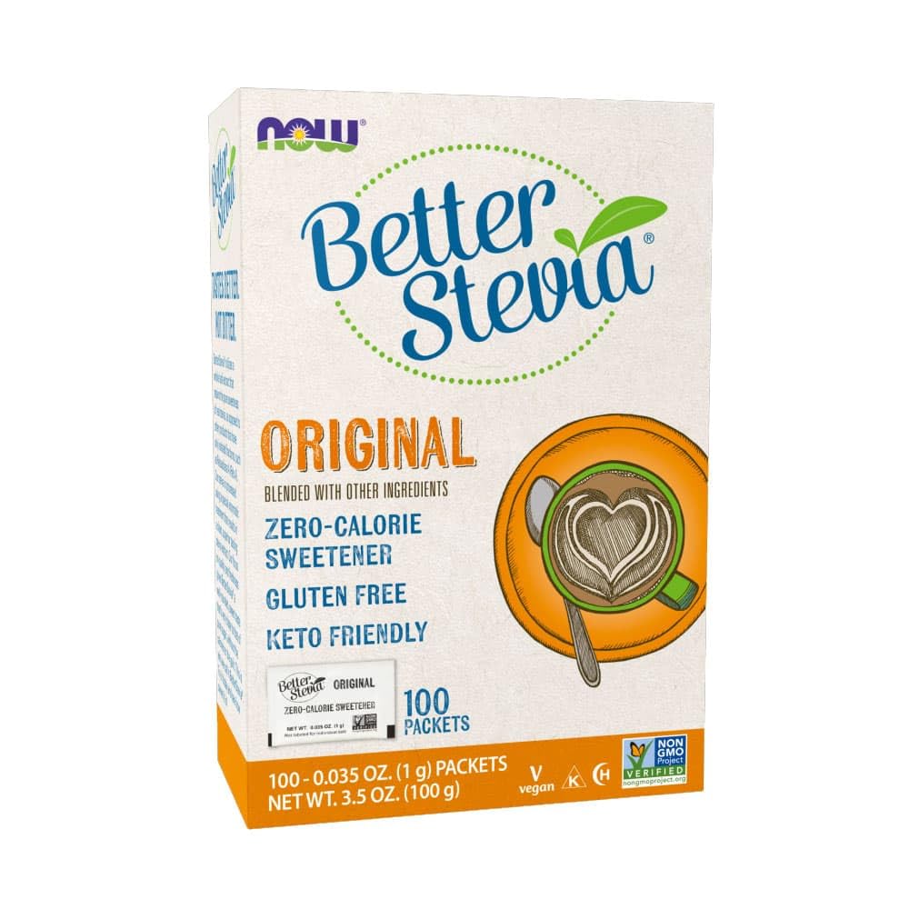NOW Foods Better Stevia White Extract Powder, 1 Ounce