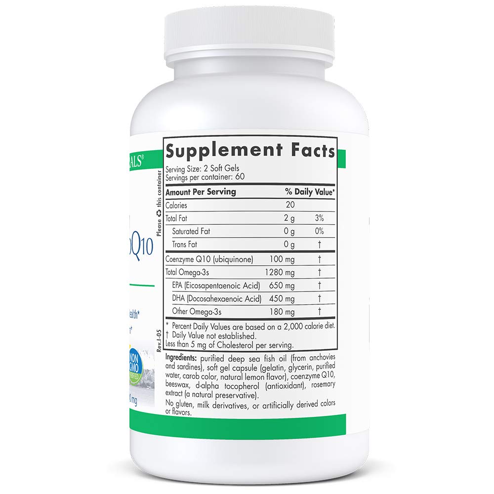 Nordic Naturals ProOmega CoQ10 Softgels 120