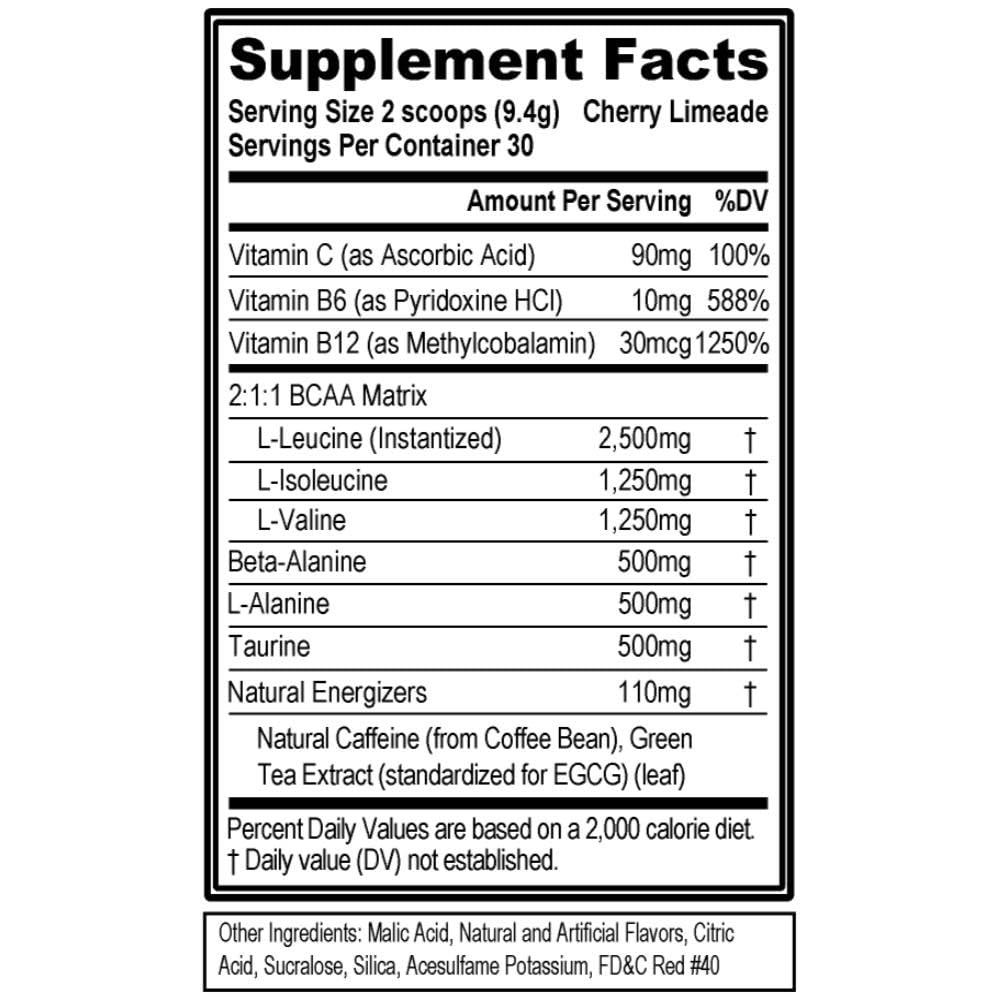 Evlution Replenishing BCAAs Powder, Pre & Post Workout, Pink Lemonade & Cherry Lime, 30 Servings