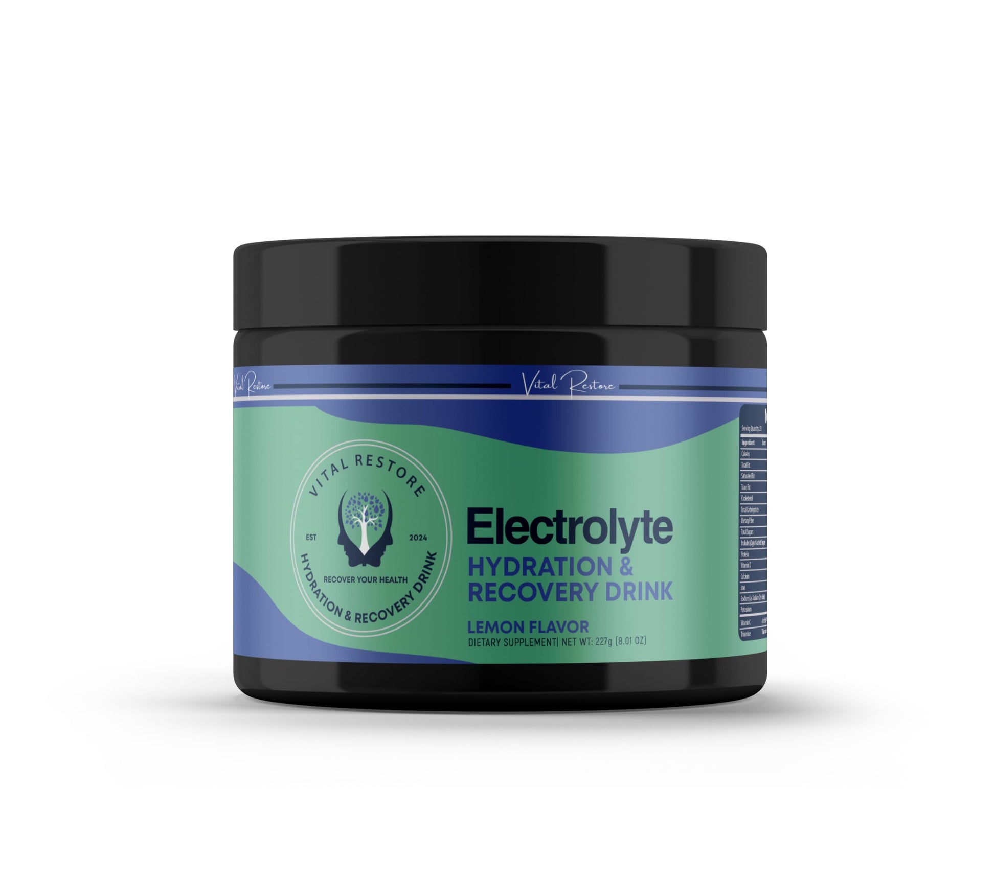 Vita Wellness by C.J. VitalRestore Natural Electrolyte Recovery with Ashwagandha & L-Glutamine Powder, 8.01