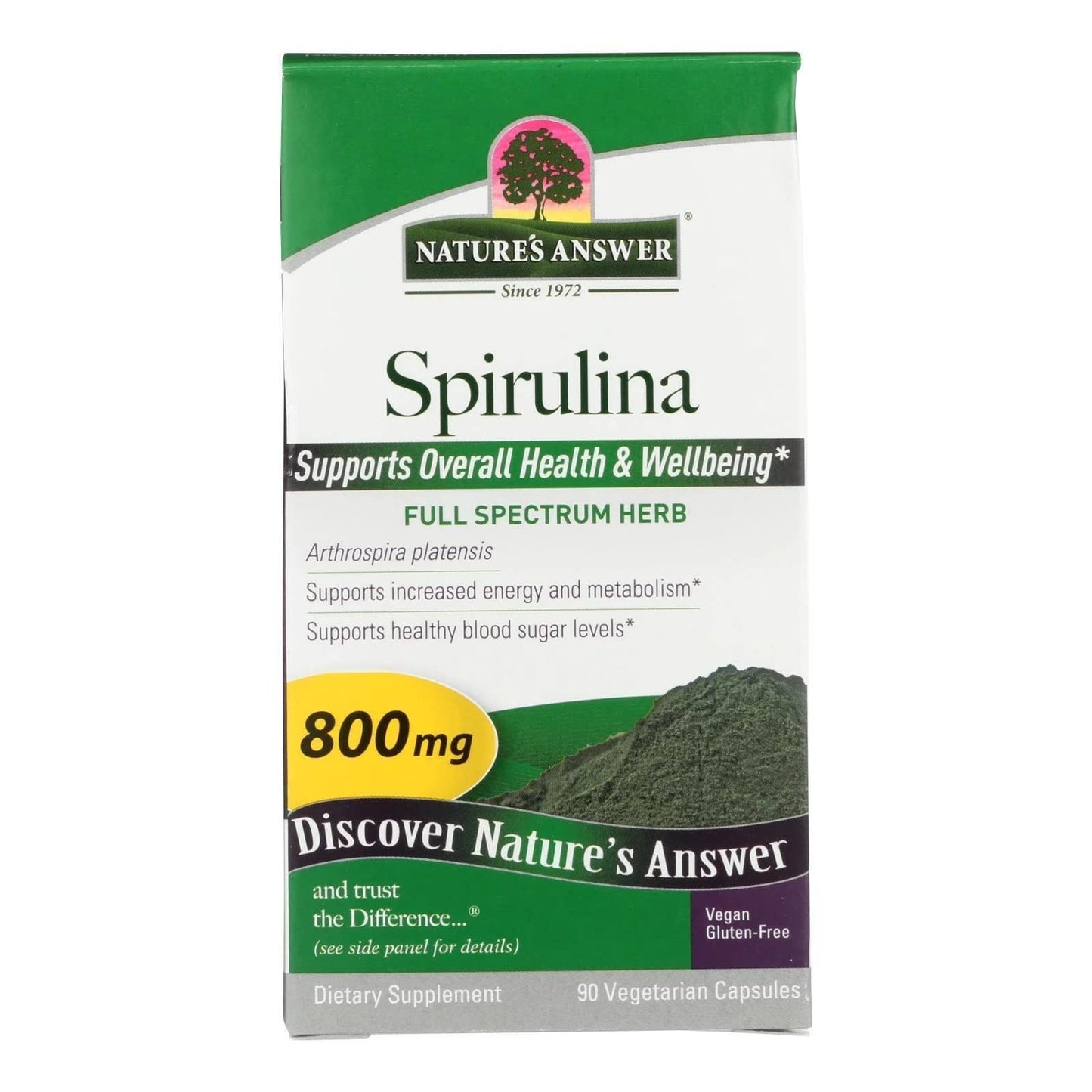 Nature's Answer Spirulina Capsules 90