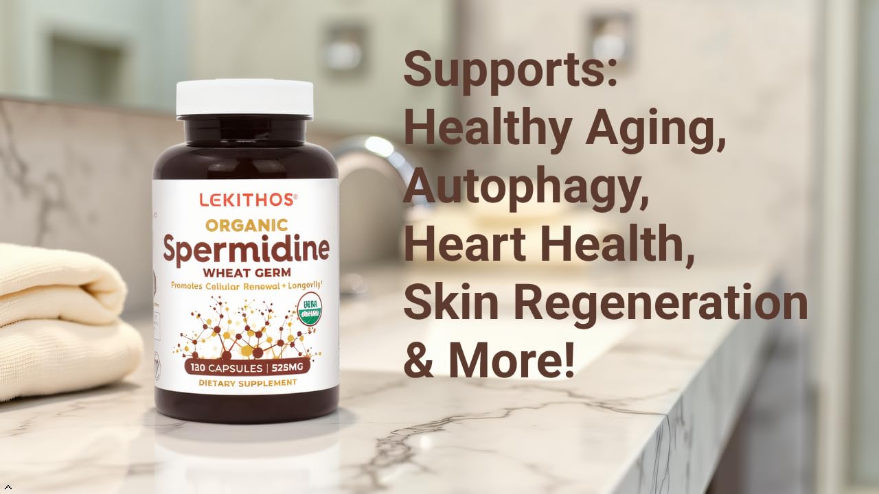 Lekithos Organic Spermidine Capsules 120 Capsules