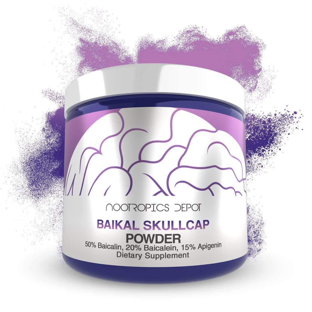 Nootropics Depot Baikal Skullcap Extract Powder, 30 Grams