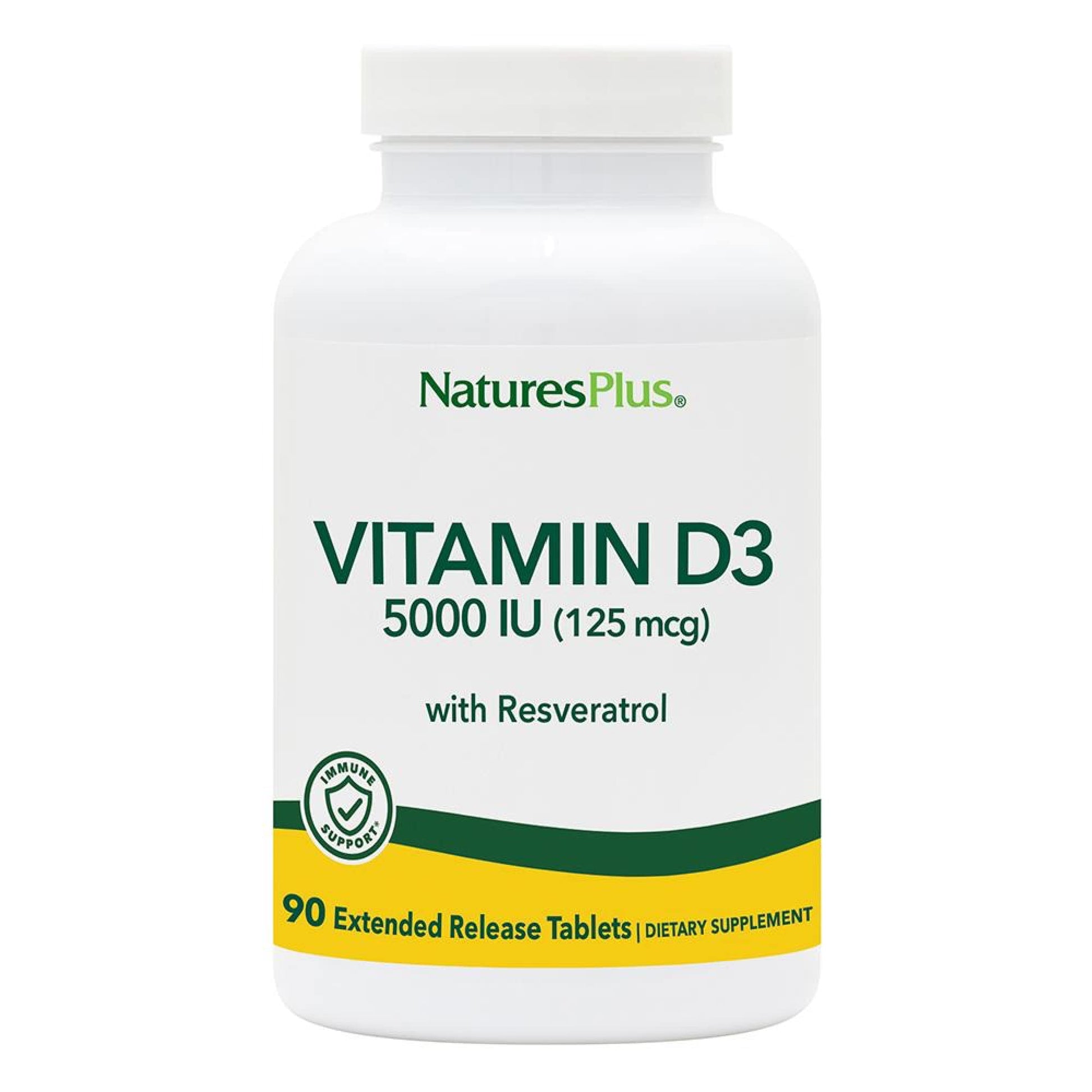 NaturesPlus Vitamin D3 Extended Release Tablet 1 Count