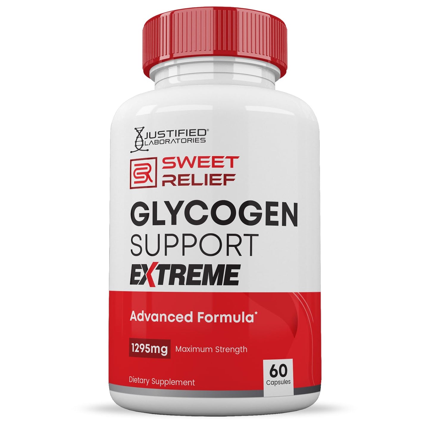 Justified Laboratories Sweet Relief Glycogen Support Extreme Capsule, 60 Count
