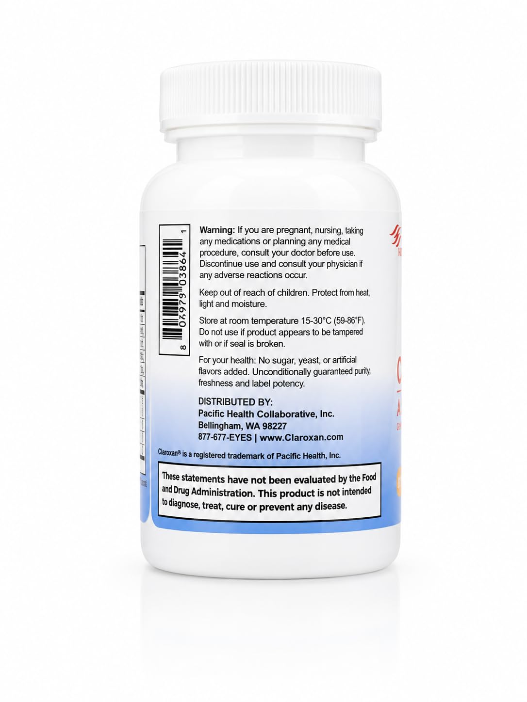 Pacific Health Claroxan Advanced Tablets 180