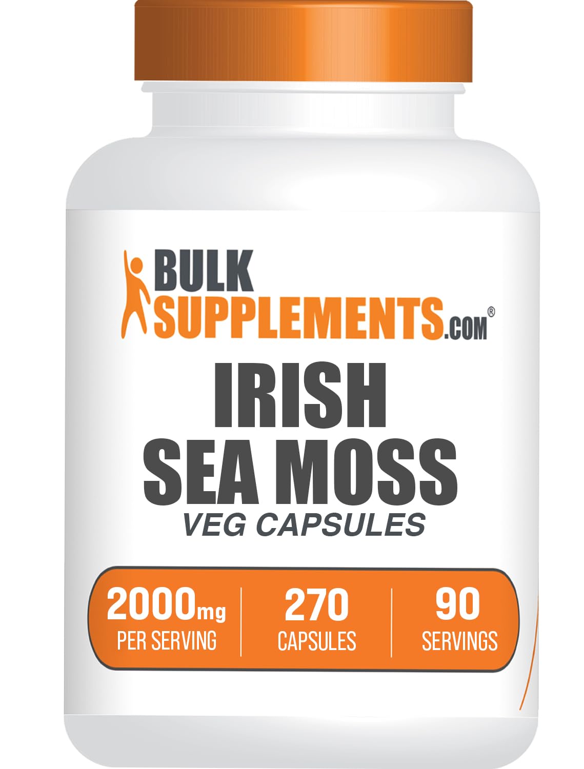 BulkSupplements Irish Sea Moss Capsules 270 Count