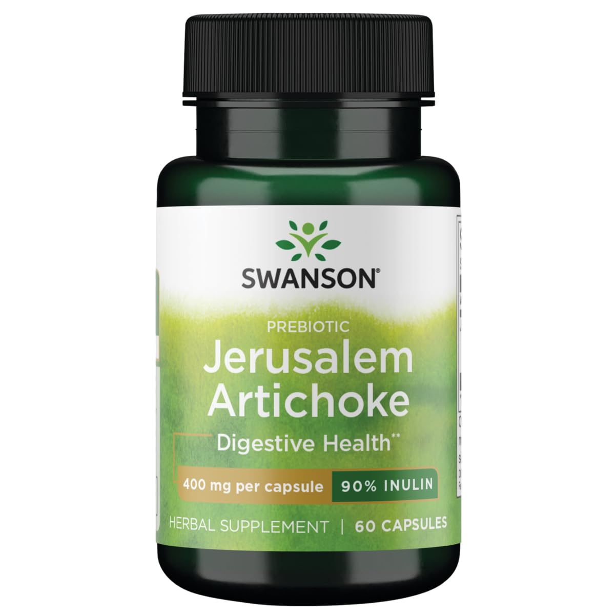 Swanson Full Spectrum Jerusalem Artichoke 400 mg Capsules, 60 Count