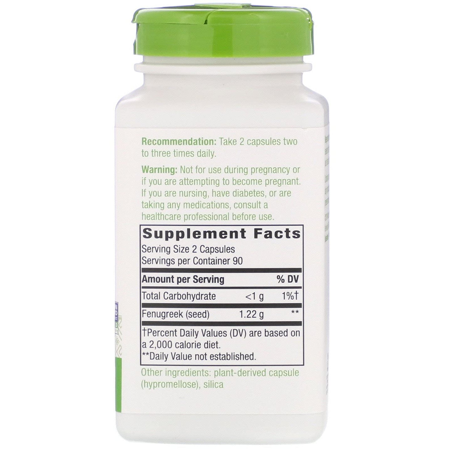 Nature's Way Fenugreek Seed Capsules 610 mg, 540 Count