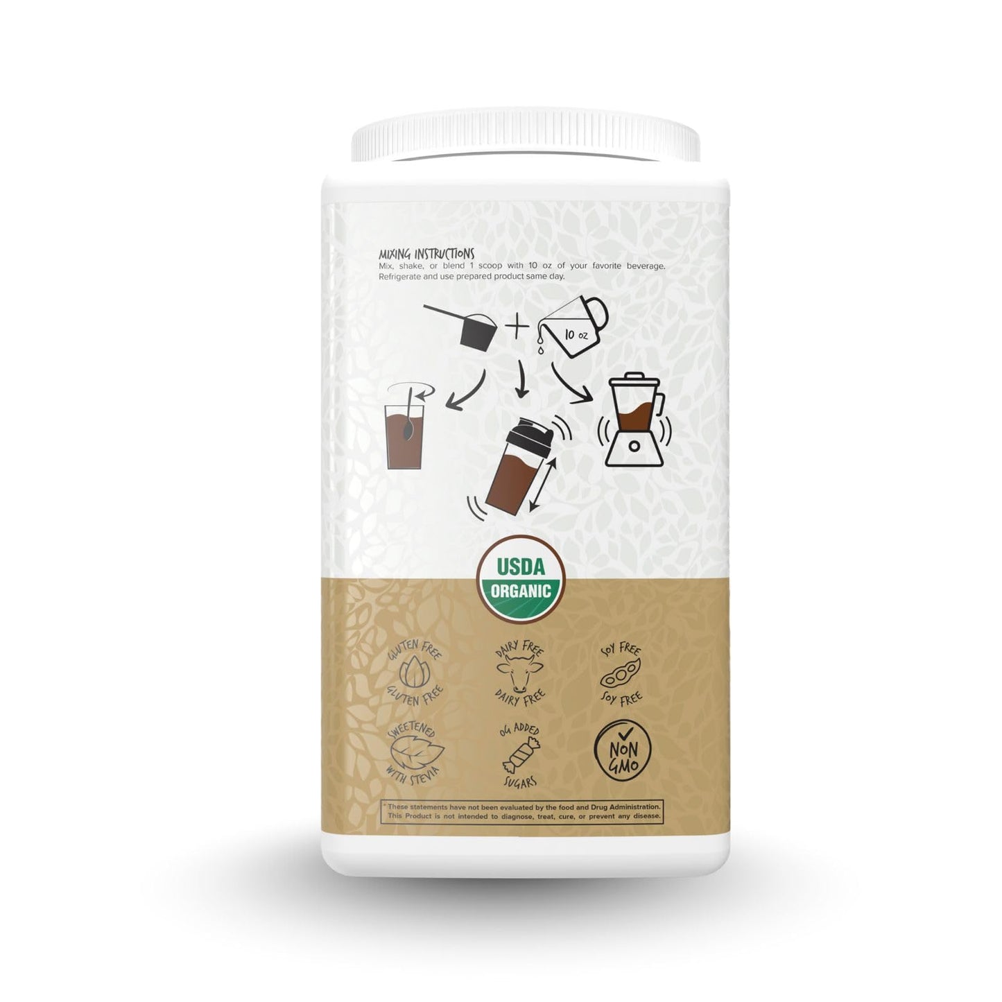 Portions Master Plant Protein Powder 26.4 oz Chocolate