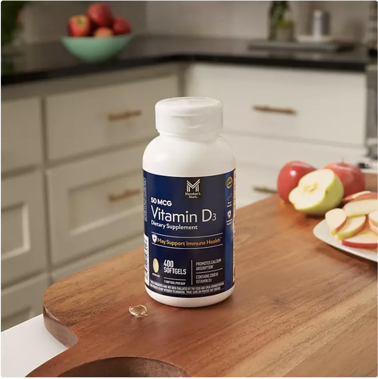 Generic Vitamin D3 50 mcg Softgels 400 Count