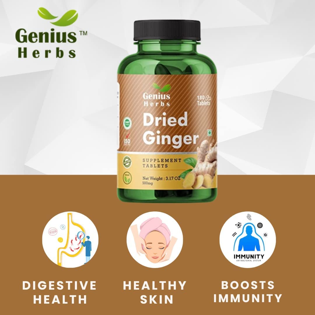 Generic Dried Ginger 500mg, 180 Tablets