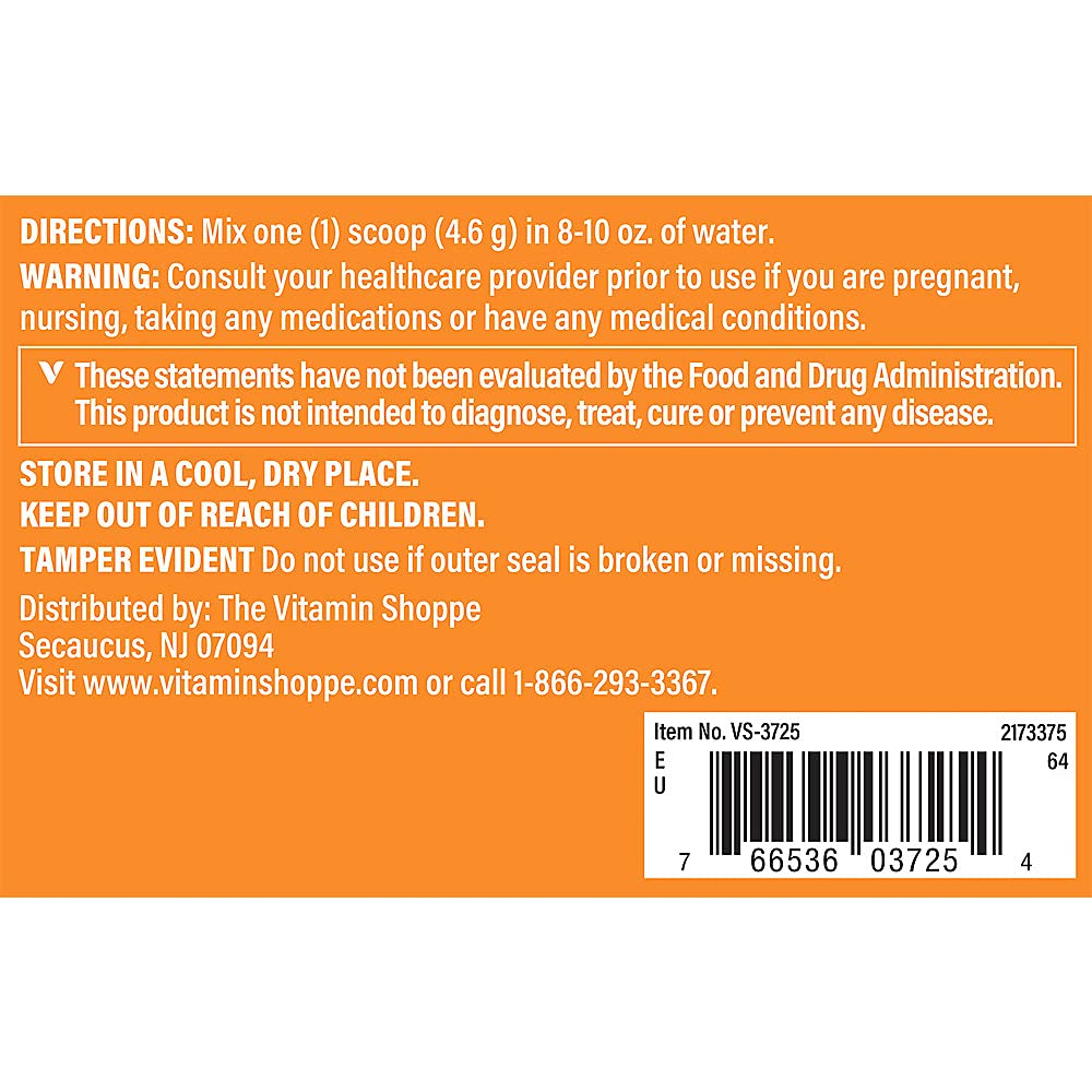 The Vitamin Shoppe L-Citrulline Free-Form Amino Acid Nitric Oxide Powder 10.7 Ounce